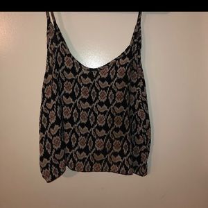 brandy melville top & crop top